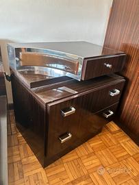 Coppia comodini Art Decó anni 70