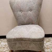 Poltroncina camera anni '50 restaurata - vintage 