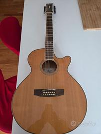 Chitarra cort sfx 5/12 nat 12 corde