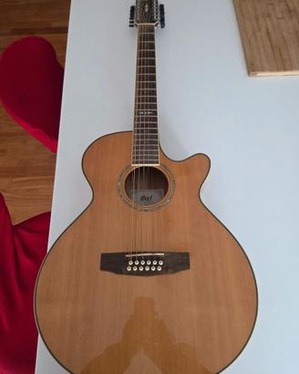 Chitarra cort sfx 5/12 nat 12 corde