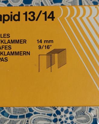 Stok 26 confi Punti metallici Rapid 13/14 Poss Div