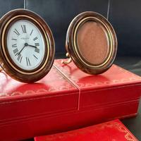 Set Cartier orologio sveglia e porta foto 
