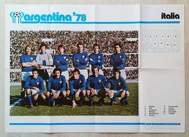 Lotto poster mondiali 1978 + libro tutto mondiale