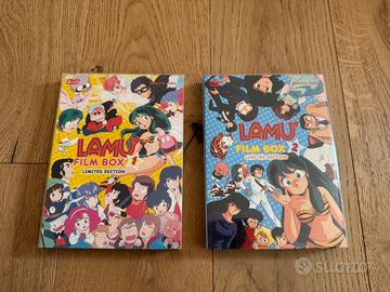 Lamu’ Film Box 1 e 2 Limited Edition 6 DVD Rari