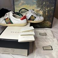 gucci ace scarpe tigre