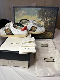 gucci ace scarpe tigre