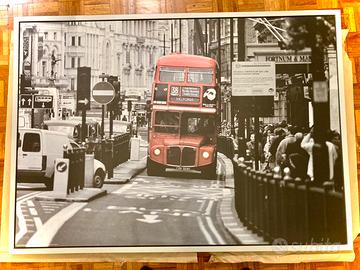 Quadro IKEA London Bus – grande formato 140x100 cm