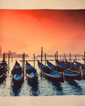 Stampa su tela - Gondole a Venezia