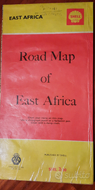 Road map east africa anni 60 kenya uganda tanzania