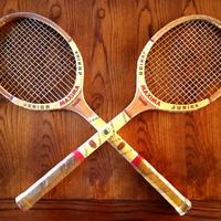 Coppia Racchette da tennis anni 70