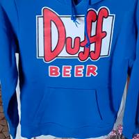 felpa blu duff