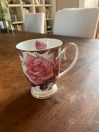 Tazza da tisana decorata a mano Bohemia
