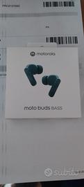 auricolari Motorola moto buds bass nuovi