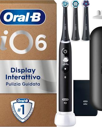 Oral-B Spazzolino Elettrico Ricaricabile iO 6 Nero