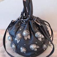 Borsa a Secchiello Grigio Scuro 