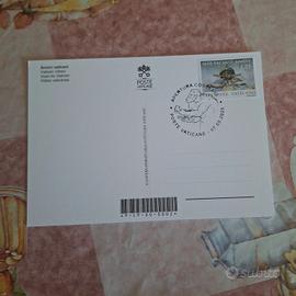 Francobollo e annullo Vaticano anno 2025