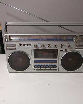 Toshiba RT-S722D Boombox Stereo Argento Radio FM S