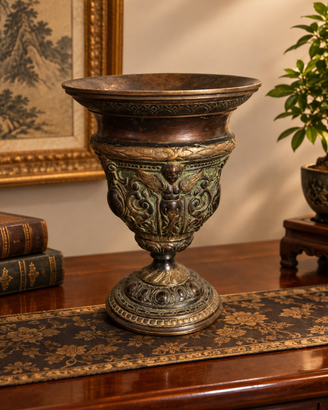Calice in bronzo fine '800