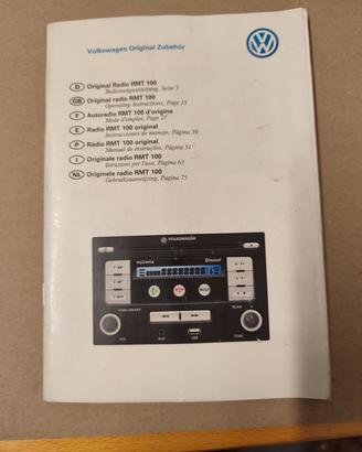 libretto radio VW-RMT 100