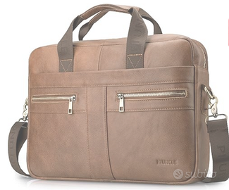 BAGZY borsa porta PC in pelle 16 Pollici