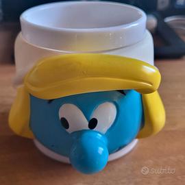 Tazza Collezione 2012- Puffi Smurfs in plastica 3D