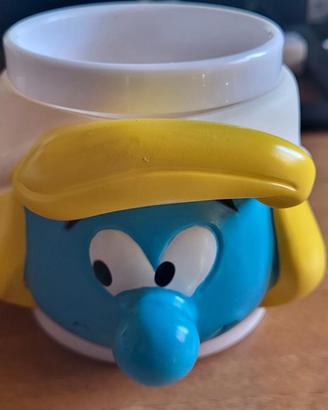 Tazza Collezione 2012- Puffi Smurfs in plastica 3D