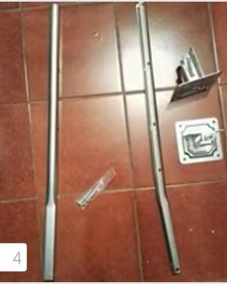 Stendipanni per muro in acciaio zincato