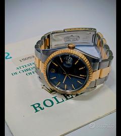 Rolex date 15053 acc/oro 34mm completo di garanzia