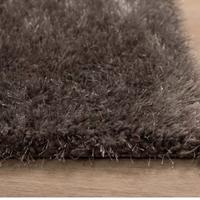 Soffice Tappeto Shaggy Moderno – Grigio Antracite 