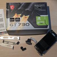 Scheda video Nvidia GT 730 Geforce MSI Low profile