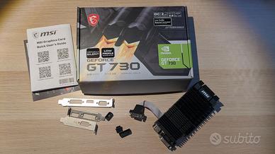 Scheda video Nvidia GT 730 Geforce MSI Low profile
