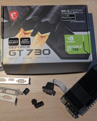 Scheda video Nvidia GT 730 Geforce MSI Low profile