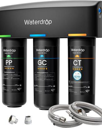 WATERDROP TSA Filtro Acqua 3 stadi