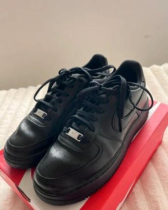 Nike Air Force 1 36 Nere Donna Sneakers Nuove