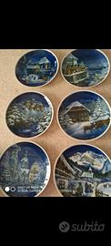 set 13 piatti natale royal  tettau germany