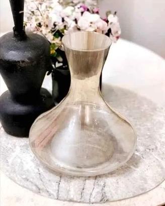 decanter a campana o capitanio in vetro h.21,5cm