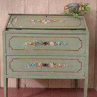 Cassettiera/Console con ribalta stile veneziano