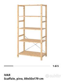 Scaffale Ikea 89x50x226
