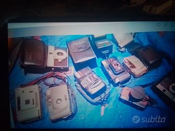 8 MACCHINE FOTOGRAFICHE VINTAGE E DUE FLASH