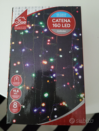 Luci di natale 160 Led multicolore