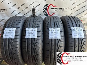 4 PNEUMATICI 195/65 R15 UNIROYAL ESTIVE