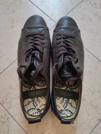 Sneakers pelle Kenzo uomo marroni originali tg.42 