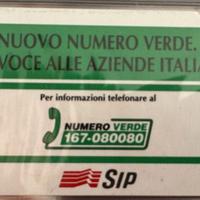 scheda telefonica rarissima SIP