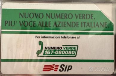 scheda telefonica rarissima SIP