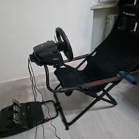 Logitech G923 + postazione Playseat Challenge