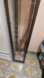 vetrinetta in legno da esposizione