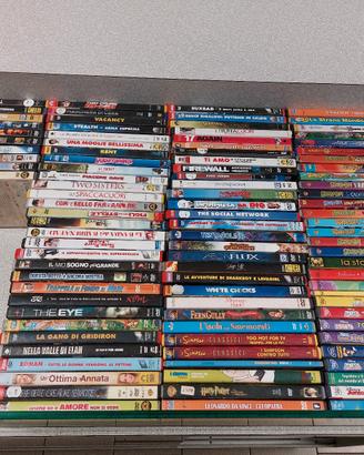 Stock 100 DVD cartoni animati e film 