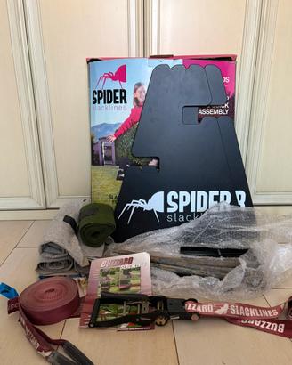 Set Slackline Buzzard+supporti Spider slacklines