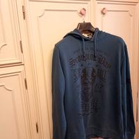Felpa Scorpion Bay vintage tg XXL BLU AVIO