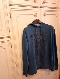 Felpa Scorpion Bay vintage tg XXL BLU AVIO